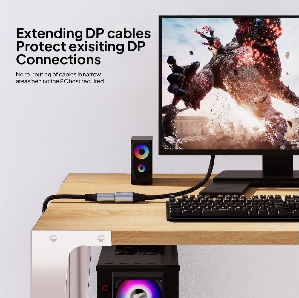 Mowsil DP Extension Male to Female Cable