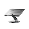 Mowsil Adjustable Laptop Stand for Desk & Tablet – Foldable Aluminium Alloy Stand, Ergonomic Height Adjustment, Anti-Slip Silicone Grip, Portable & Lightweight for Home, Office & Travel