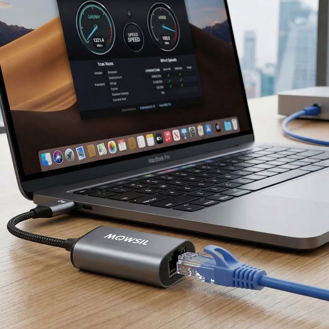 Mowsil USB-C to Ethernet Adapter