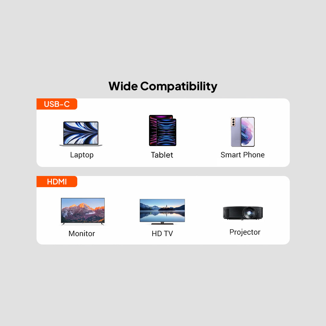 كابل توصيل USB-C إلى HDMI