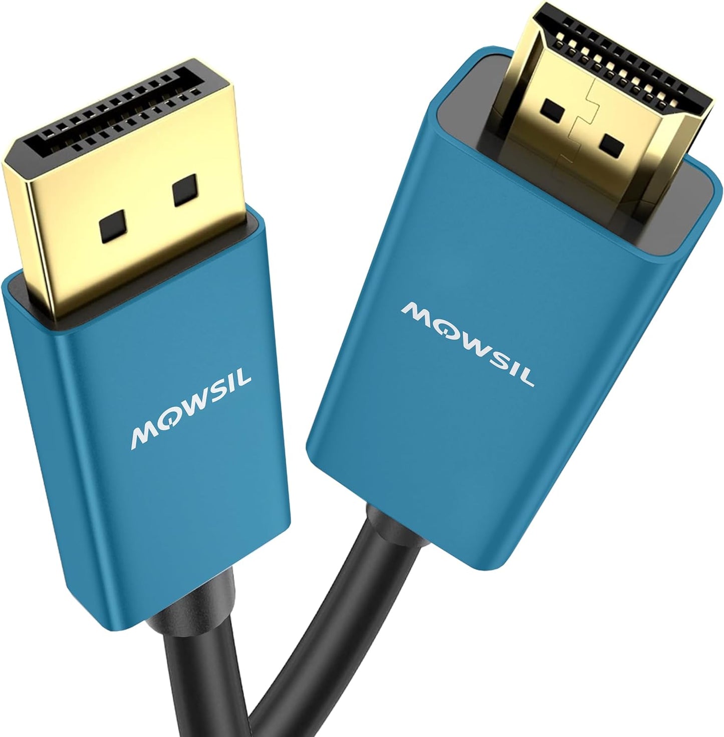 كابل Mowsil HDMI إلى DP 4K