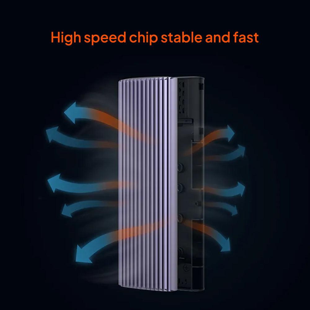 علبة Mowsil M.2 SSD من النوع C+USB