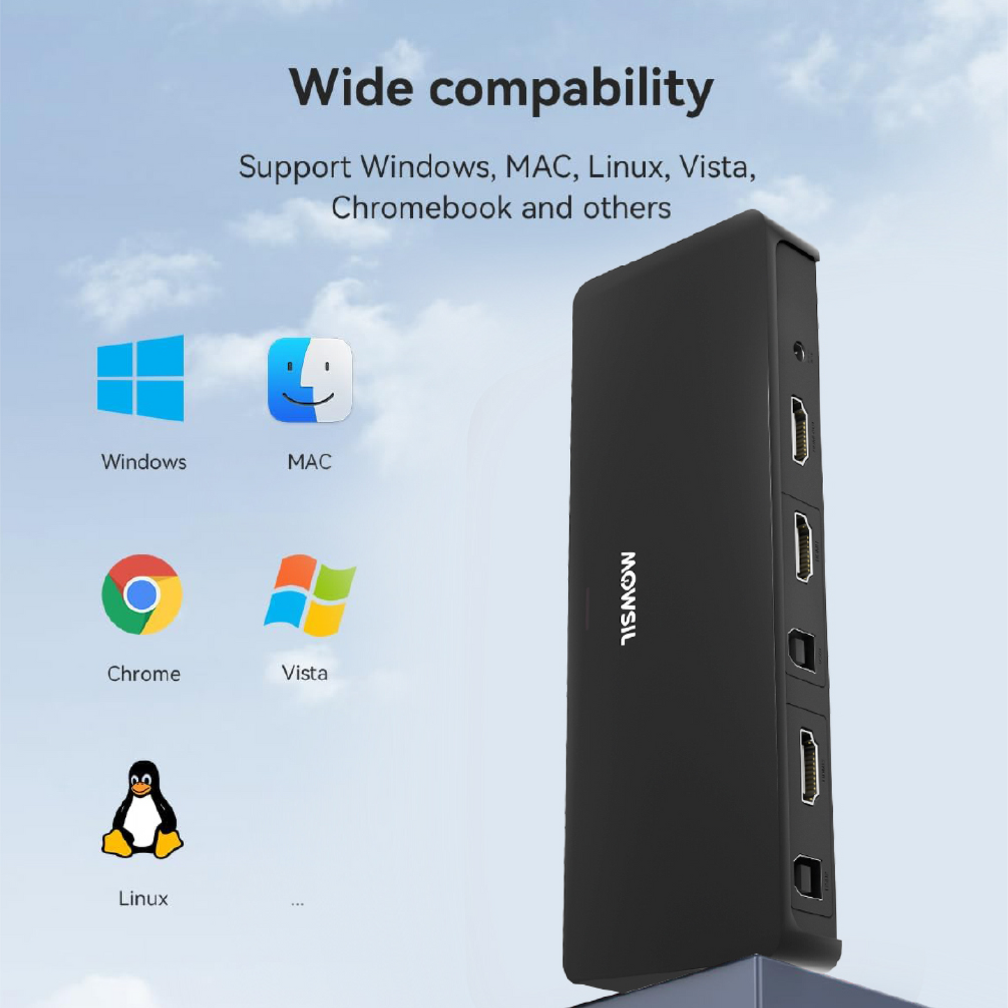 مووسيل HDMI KVM Switch 2 Port 4K