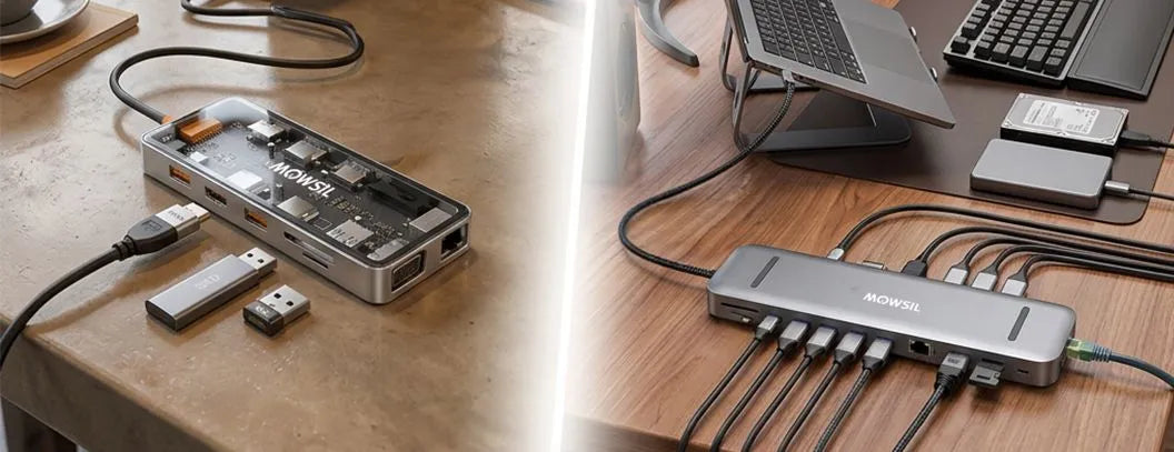 USB-C Hub vs Docking Station: Which one should you buy for laptop productivity?