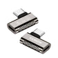 USB-C 90 Horizontal 8K Adapter (Male to Female) 2 Pack