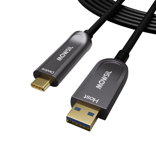 Mowsil USB 3.1 Type-A to USB-C AOC Cable