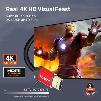 كابل Mowsil 4k@30Hz 1.4 HDMI