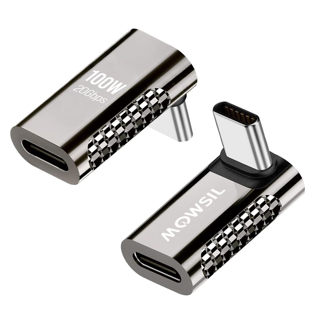 USB-C U Adapter (Male to Female) 2 Pack