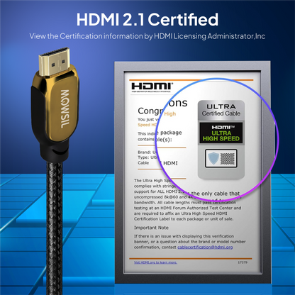 كابل Mowsil HDMI 8K 60Hz 2.1
