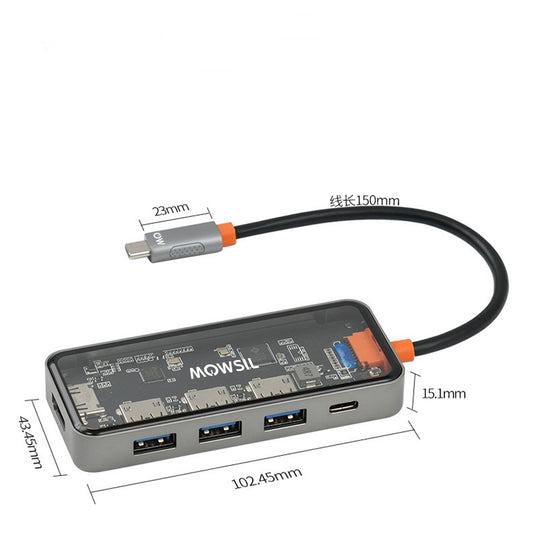 Mowsil USB-C Hub 5 IN 1 Type-C