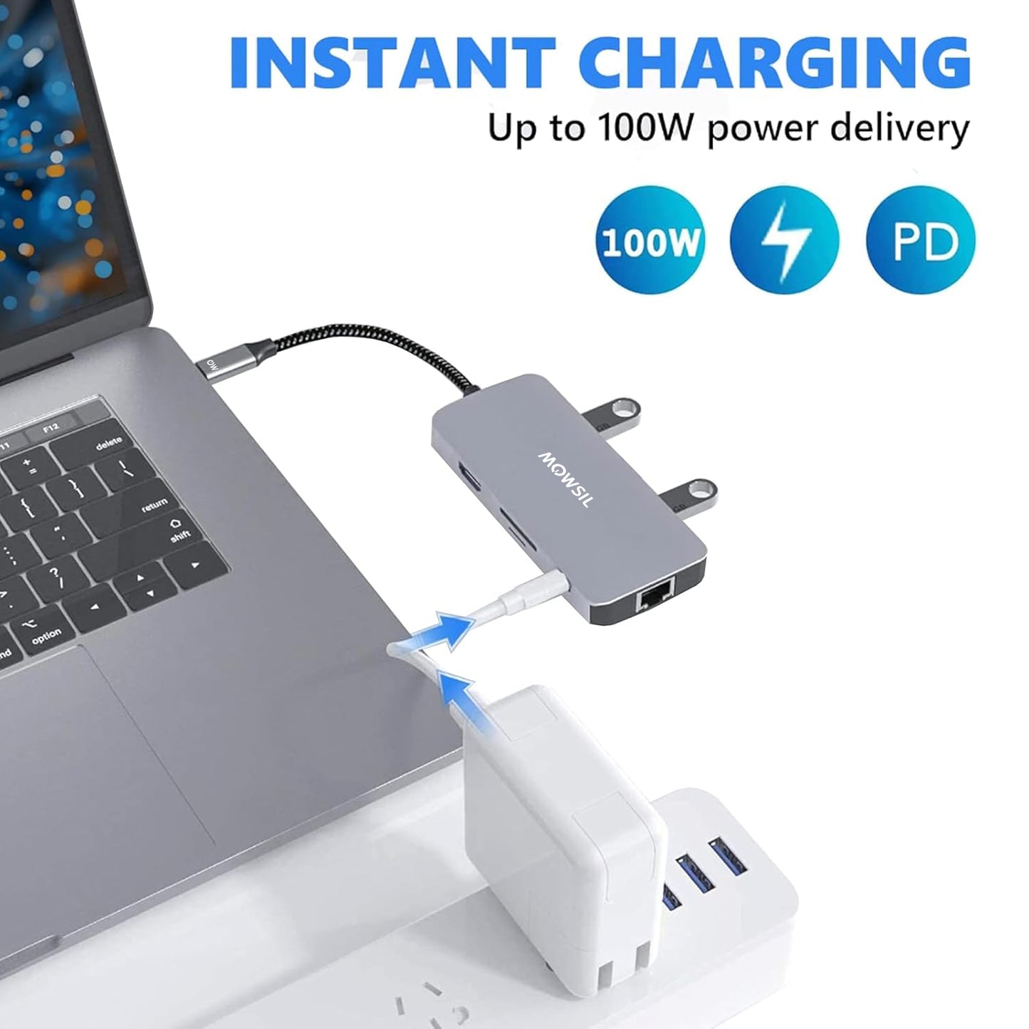 موزع مووسيل USB-C 6 في 1
