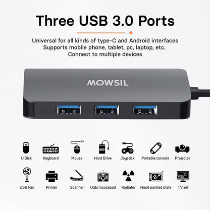 موزع مووسيل USB-C 6 في 1