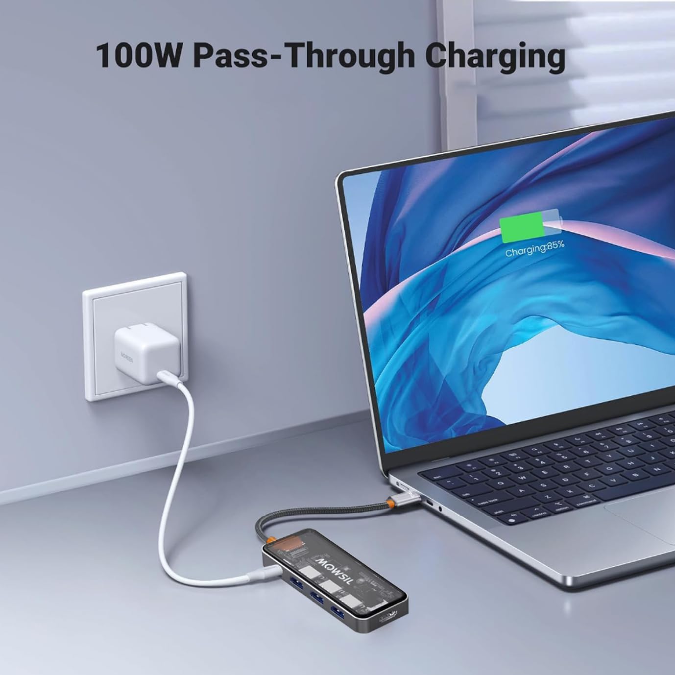 Mowsil USB-C Hub 5 IN 1 Type-C