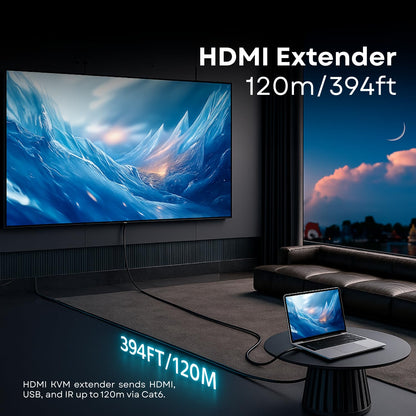 موسع HDMI من مووسيل 120 متر 4K 30 هرتز