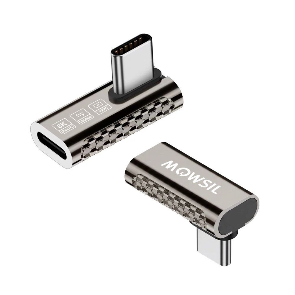 USB-C U Adapter (Male to Female) 2 Pack