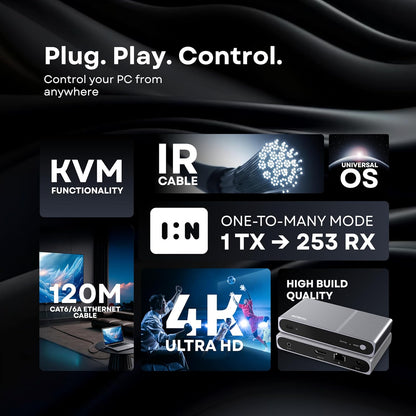 موسع HDMI من مووسيل 120 متر 4K 30 هرتز