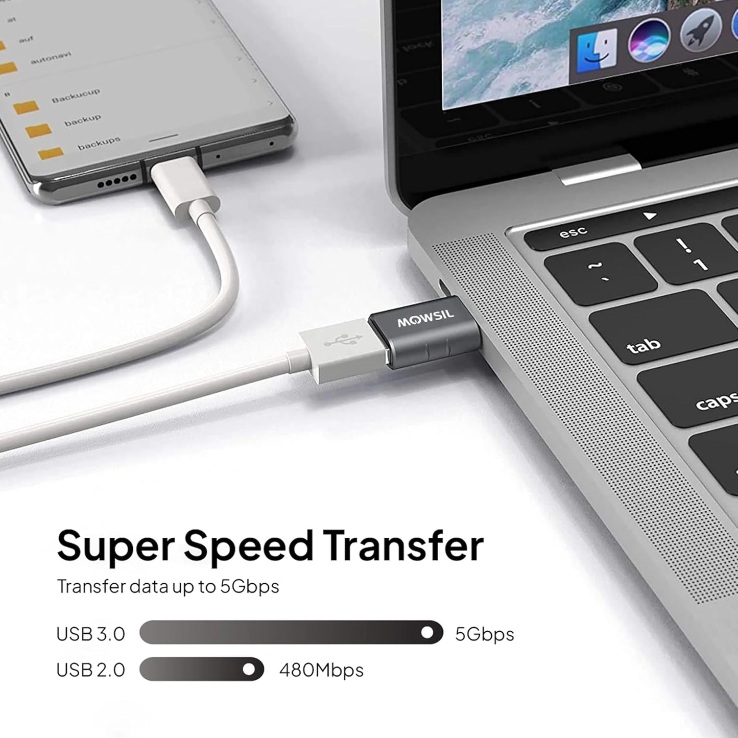 Mowsil USB-C to USB 3.0 Converter