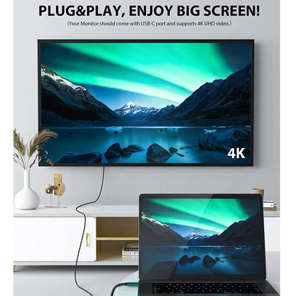 Mowsil USB-C Extension Cable 1.5M, USB 3.2 Gen2 Braided Type-C, 10Gbps Data, 60W PD Fast Charging, 4K@60Hz