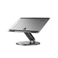 Mowsil Adjustable Laptop Stand for Desk & Tablet – Foldable Aluminium Alloy Stand, Ergonomic Height Adjustment, Anti-Slip Silicone Grip, Portable & Lightweight for Home, Office & Travel