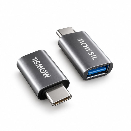 Mowsil USB-C to USB-A OTG Adapter