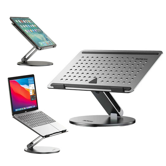 Mowsil Adjustable Laptop Stand for Desk & Tablet