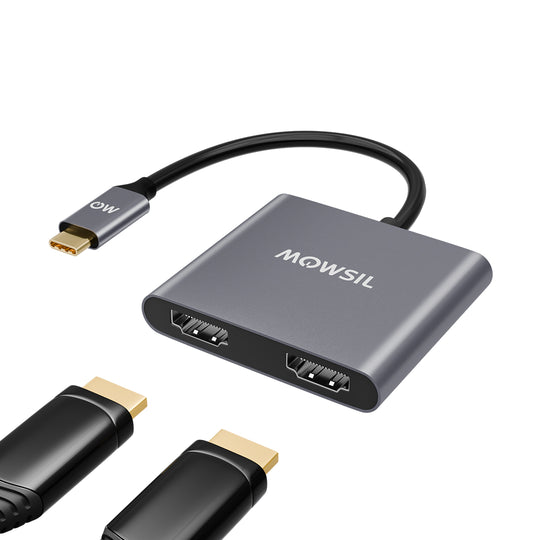 Mowsil USB-C Dual HDMI Converter