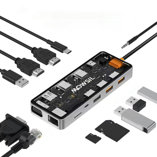 Mowsil 12-in-1 USB-C Hub