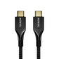 Mowsil USB-C to USB-C PD Fast Charging Cable 100W Type-C Cable, 480Mbps Data Transfer, Zinc Alloy, Nylon Braided for USB-C Phones, Tablets, Laptops