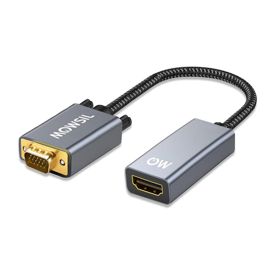Mowsil VGA to HDMI Adapter