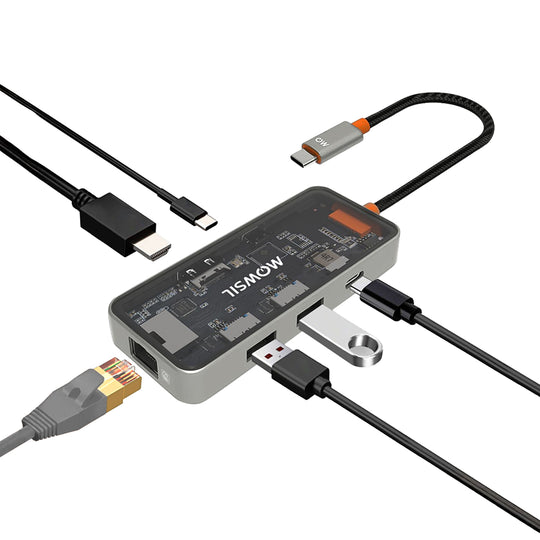 Mowsil 6-in-1 USB-C Hub