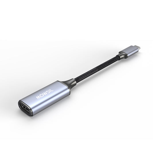 Mowsil USB-C to HDMI Adapter – 4K@60Hz, Aluminum Alloy, High-Speed Converter for MacBook, Laptop & iPad