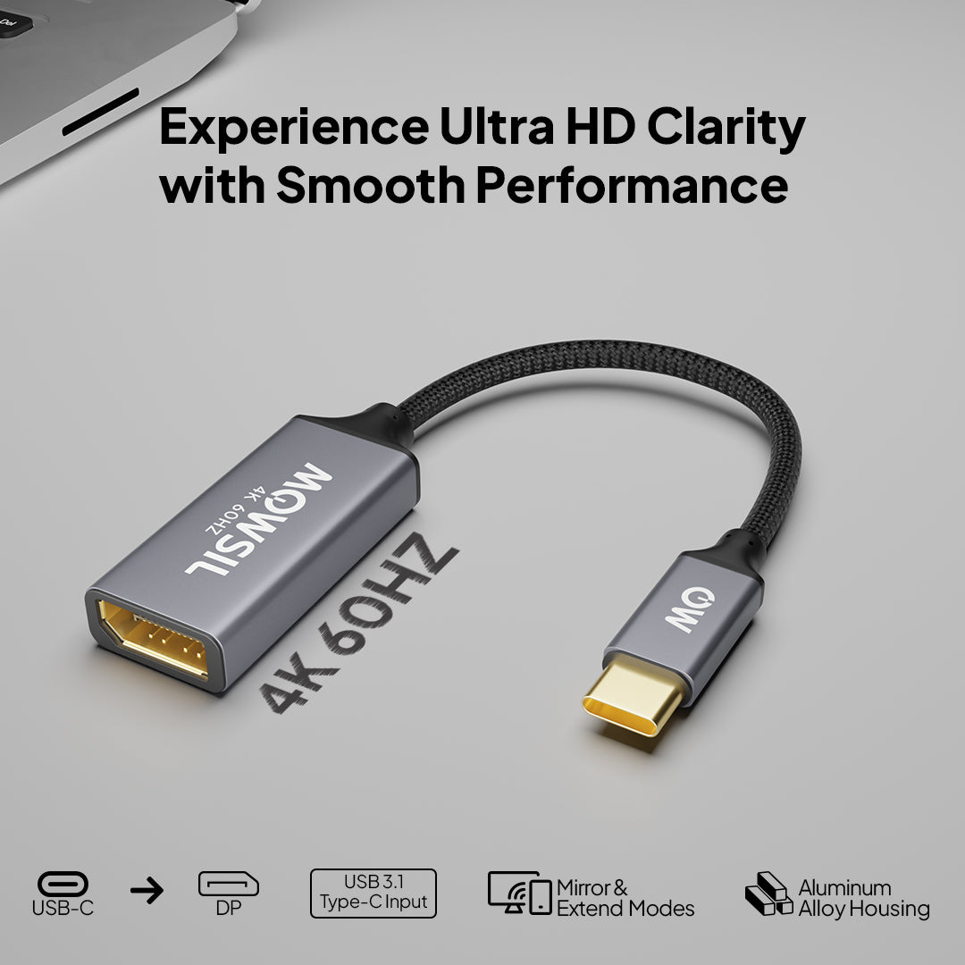 Mowsil USB-C to DisplayPort Adapter