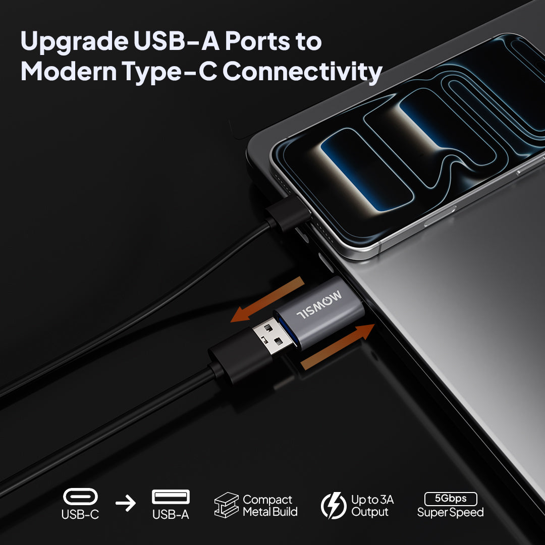 محول Mowsil USB-C إلى USB-A OTG