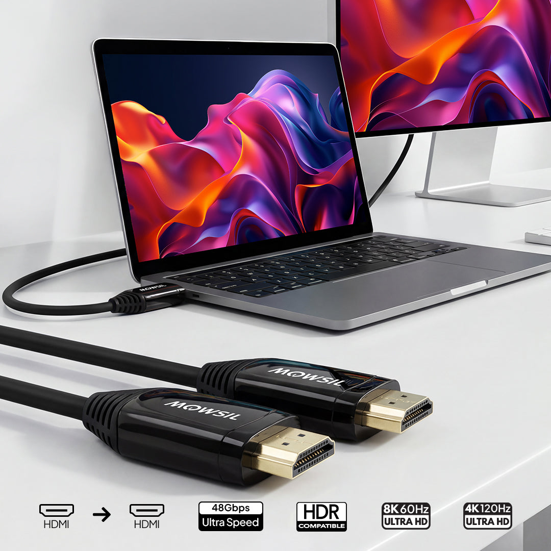 Mowsil 8K HDMI 2.1 Active Optical Cable