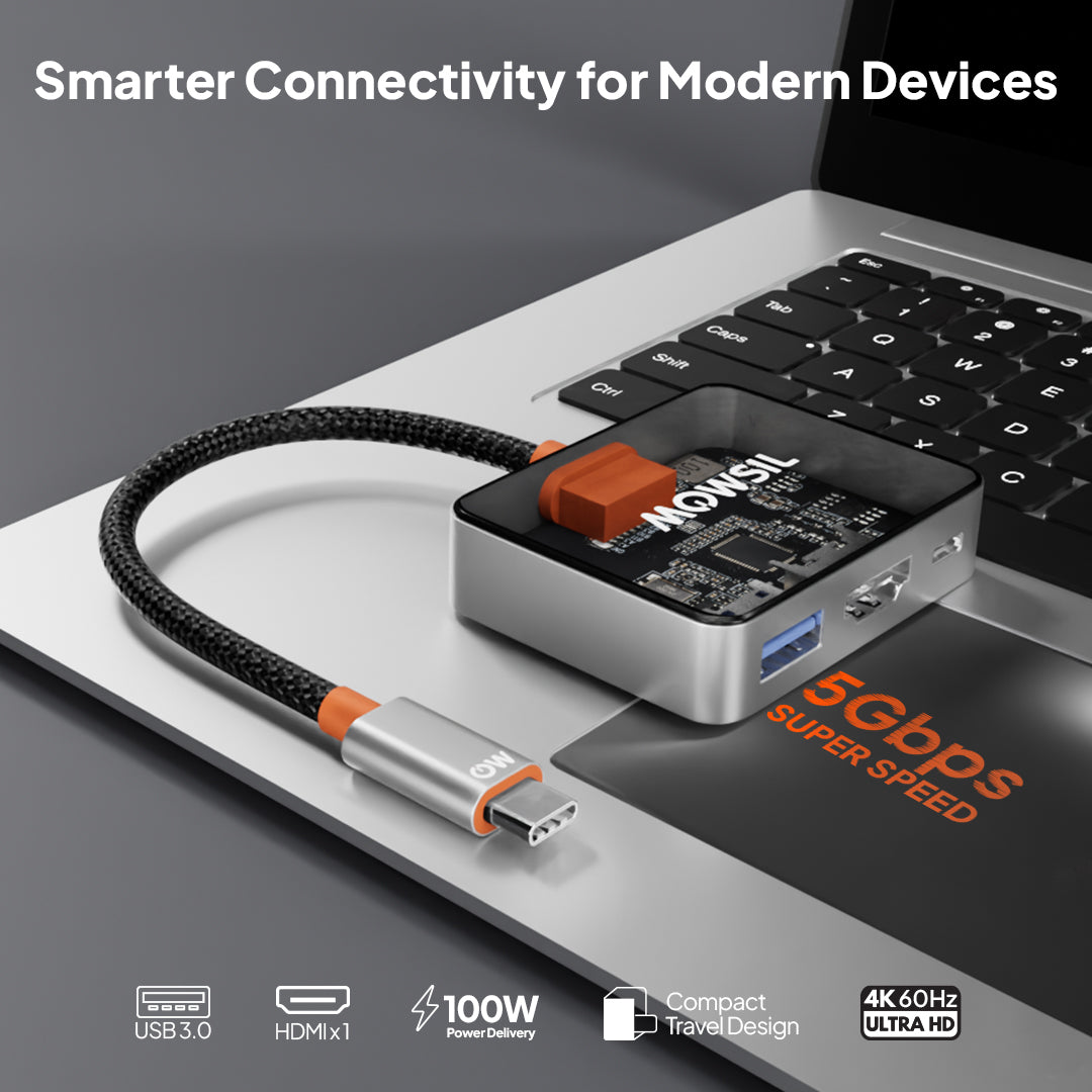 Mowsil USB-C to HDMI Multiport Adapter