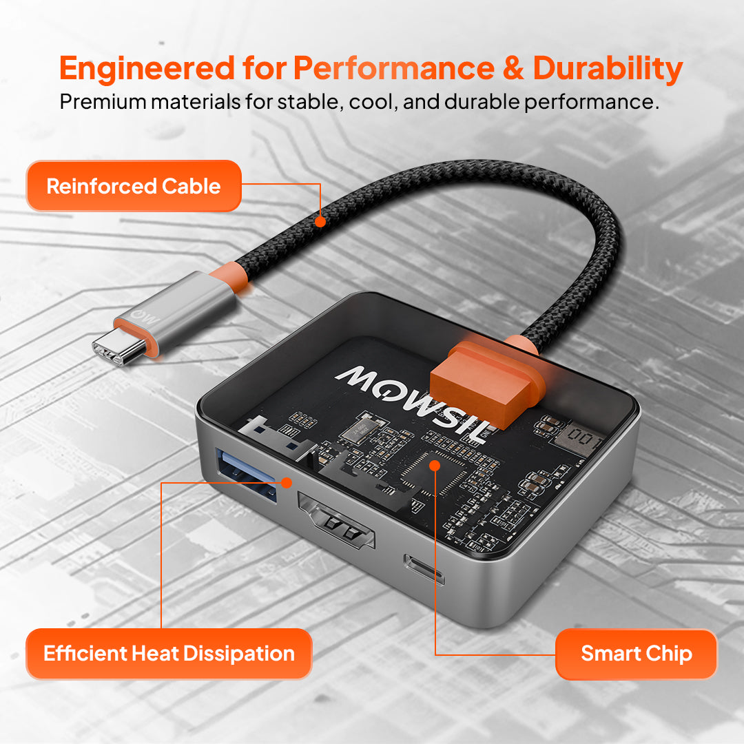 Mowsil USB-C to HDMI Multiport Adapter