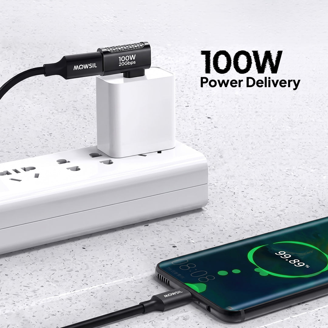 USB-C 90 Horizontal 8K Adapter (Male to Female)