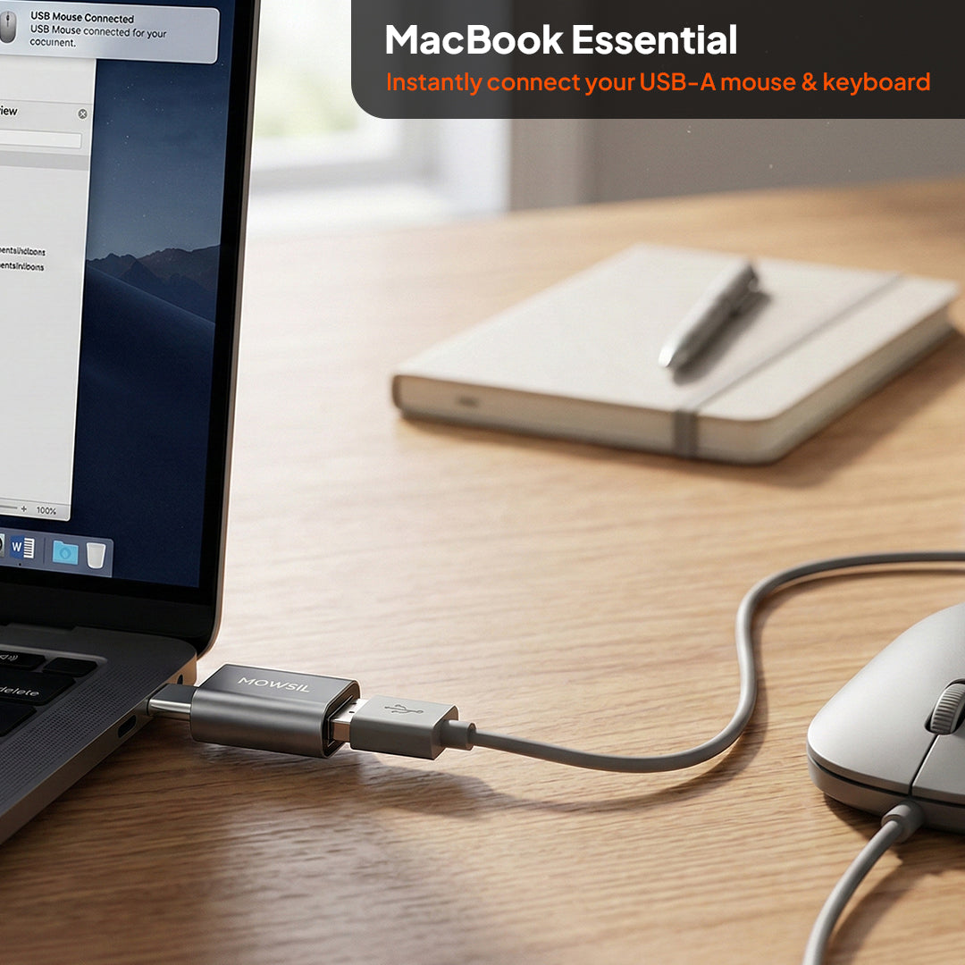 محول Mowsil USB-C إلى USB-A OTG