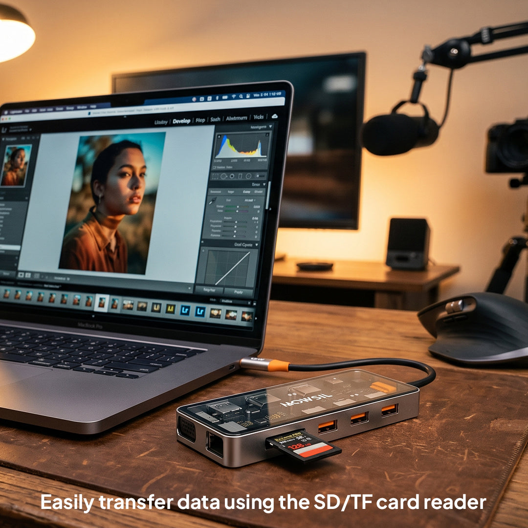 Mowsil 12-in-1 USB-C Hub