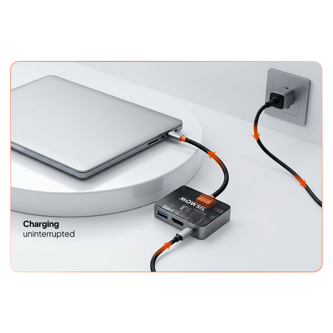 Mowsil USB-C to HDMI Multiport Adapter