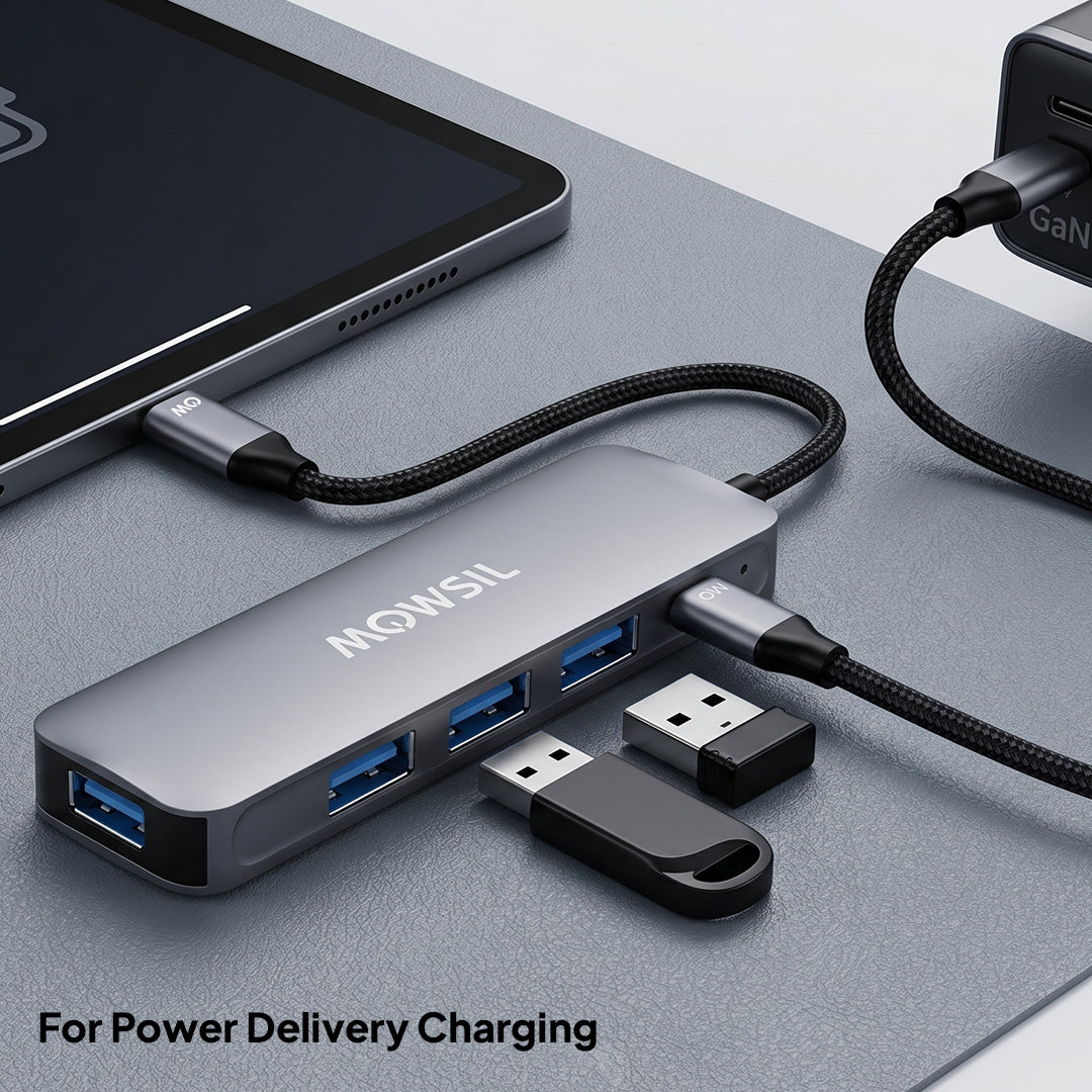 Mowsil USB-C to USB-A Hub