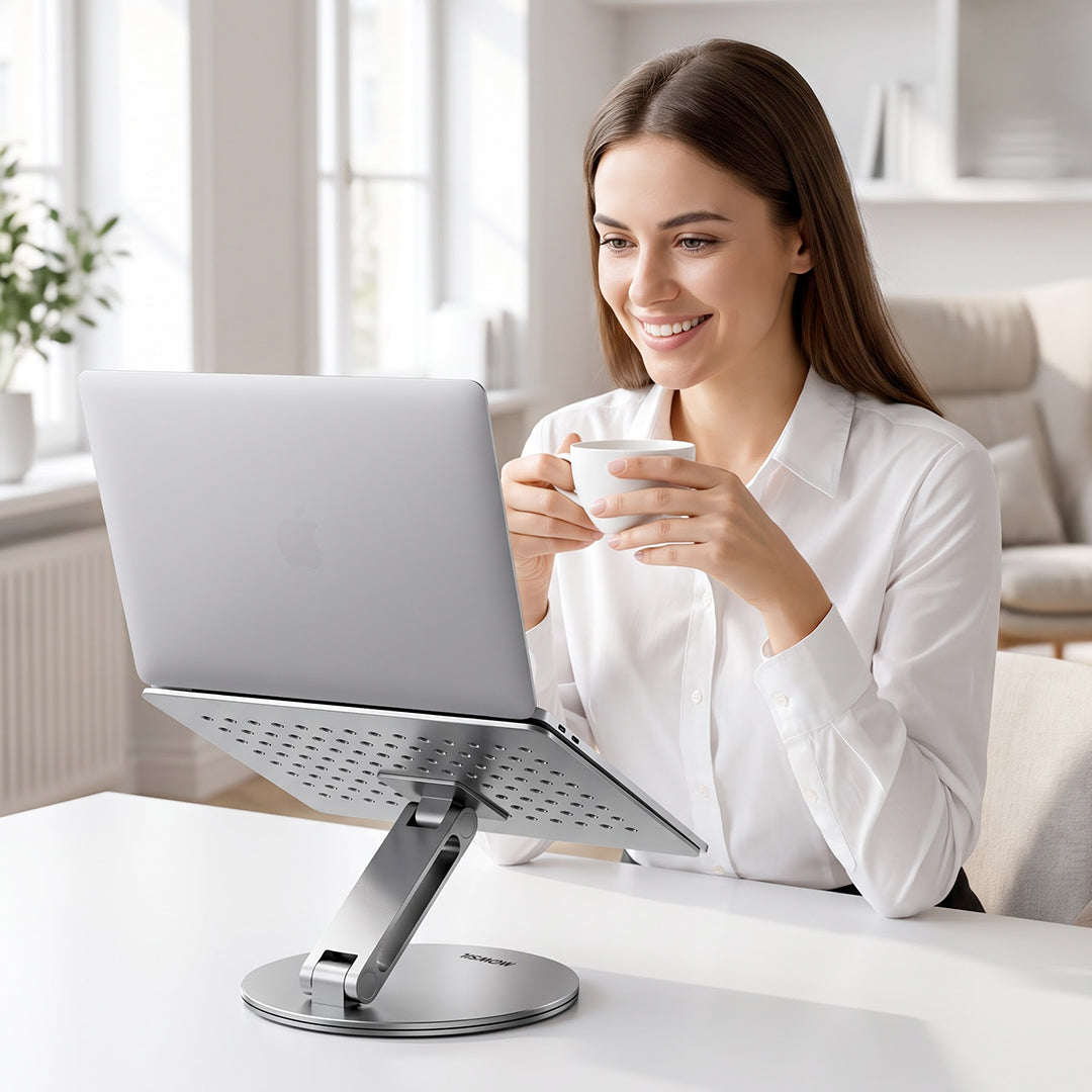 Mowsil Adjustable Laptop Stand for Desk & Tablet