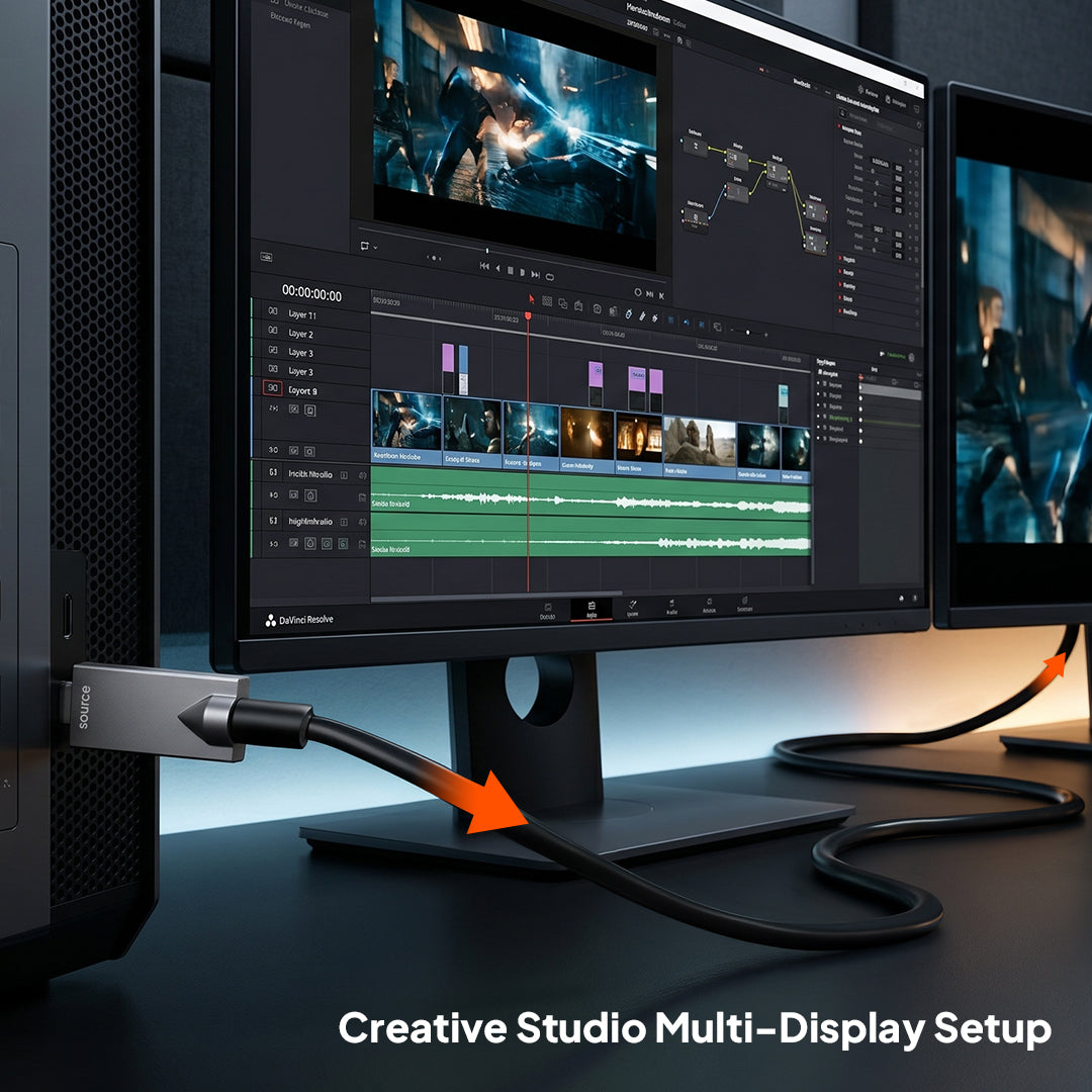 Mowsil USB-C to USB-C Optical Fibre Video Cable