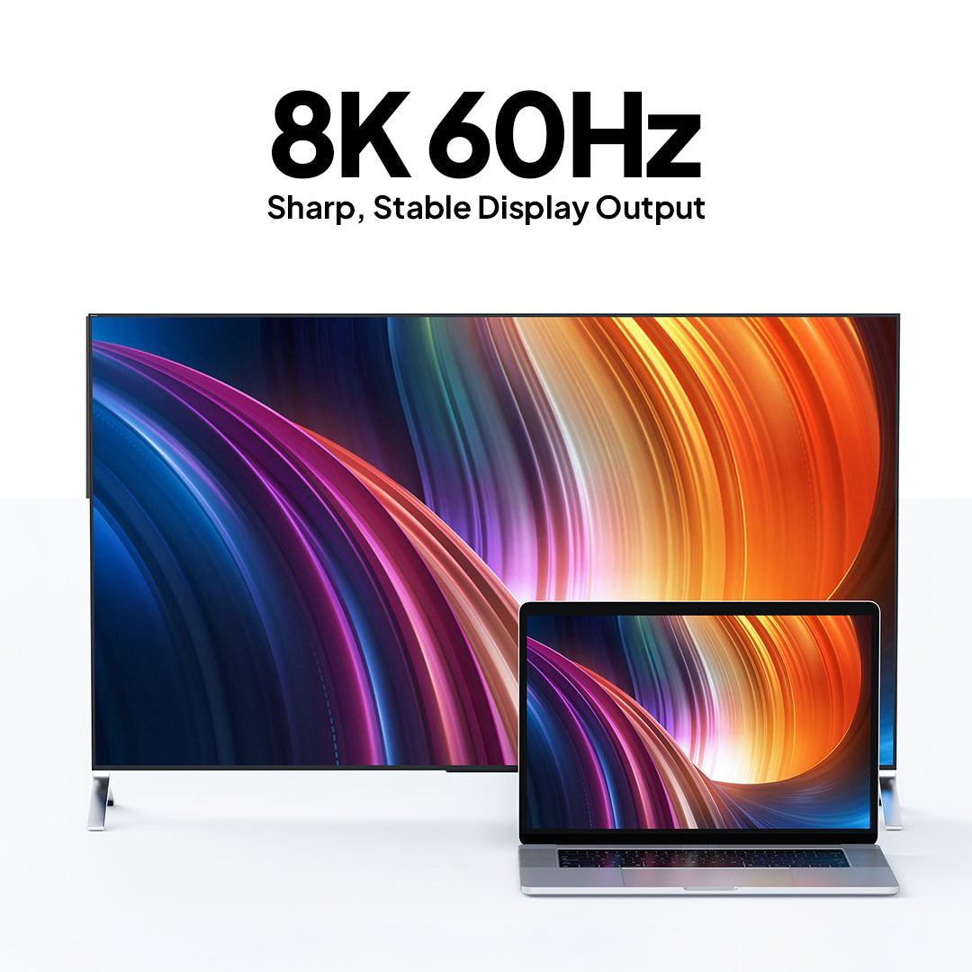 MOWSIL  USB-C 90° Vertical 8K Adapter