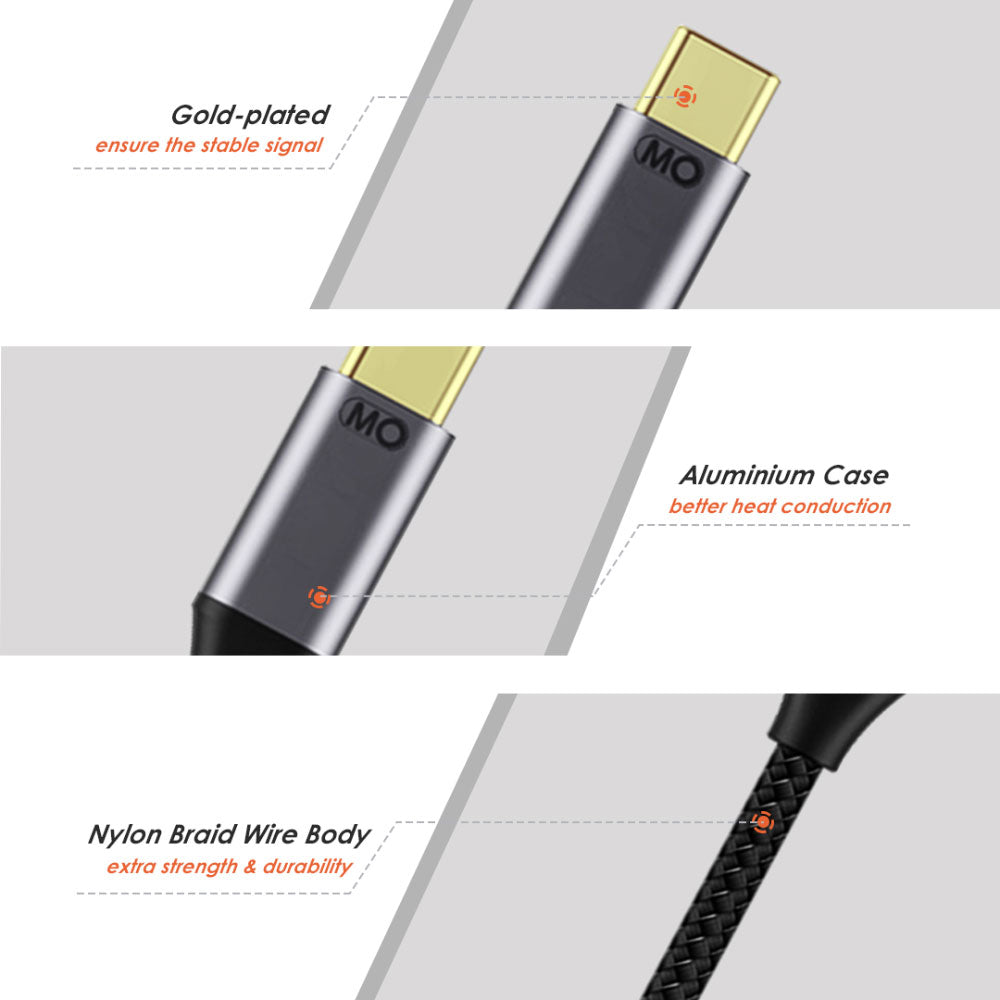 كابل مووسيل USB-C إلى HDMI بطول 2 متر