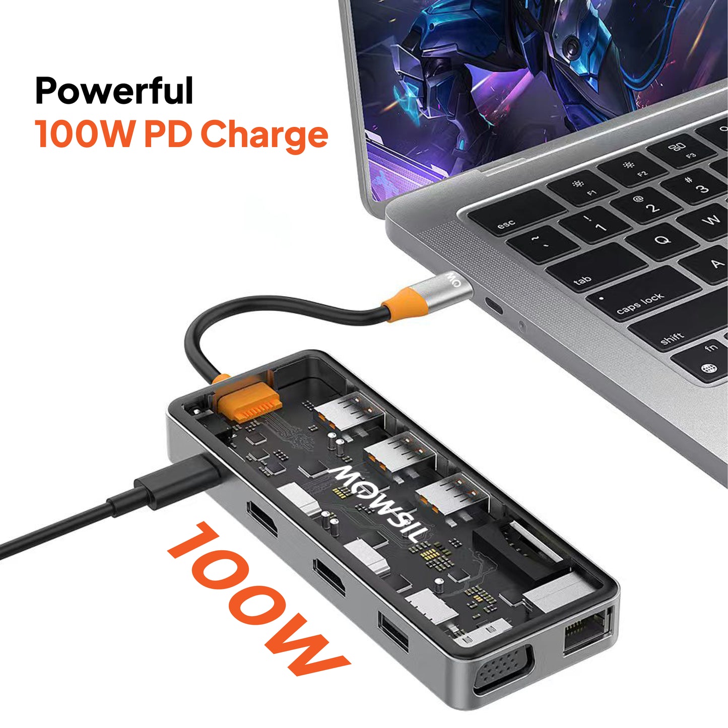 موزع مووسيل USB-C 12 في 1