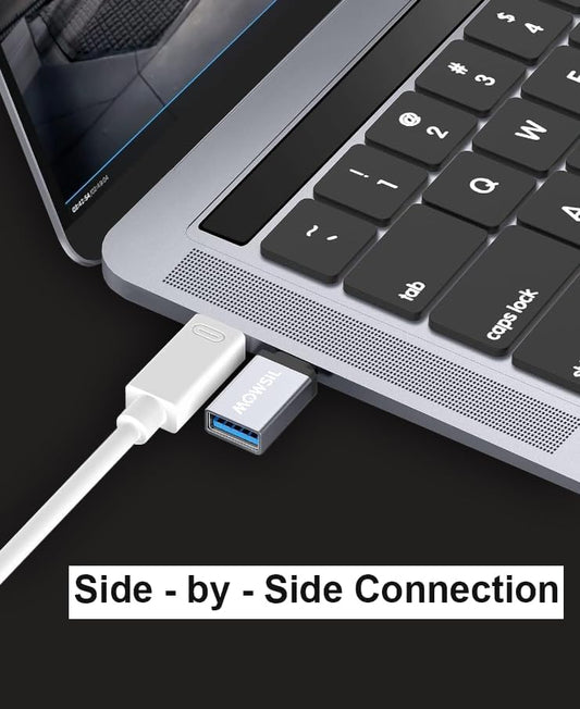 Mowsil USB-C to USB 2 Port 3.0 Adapter