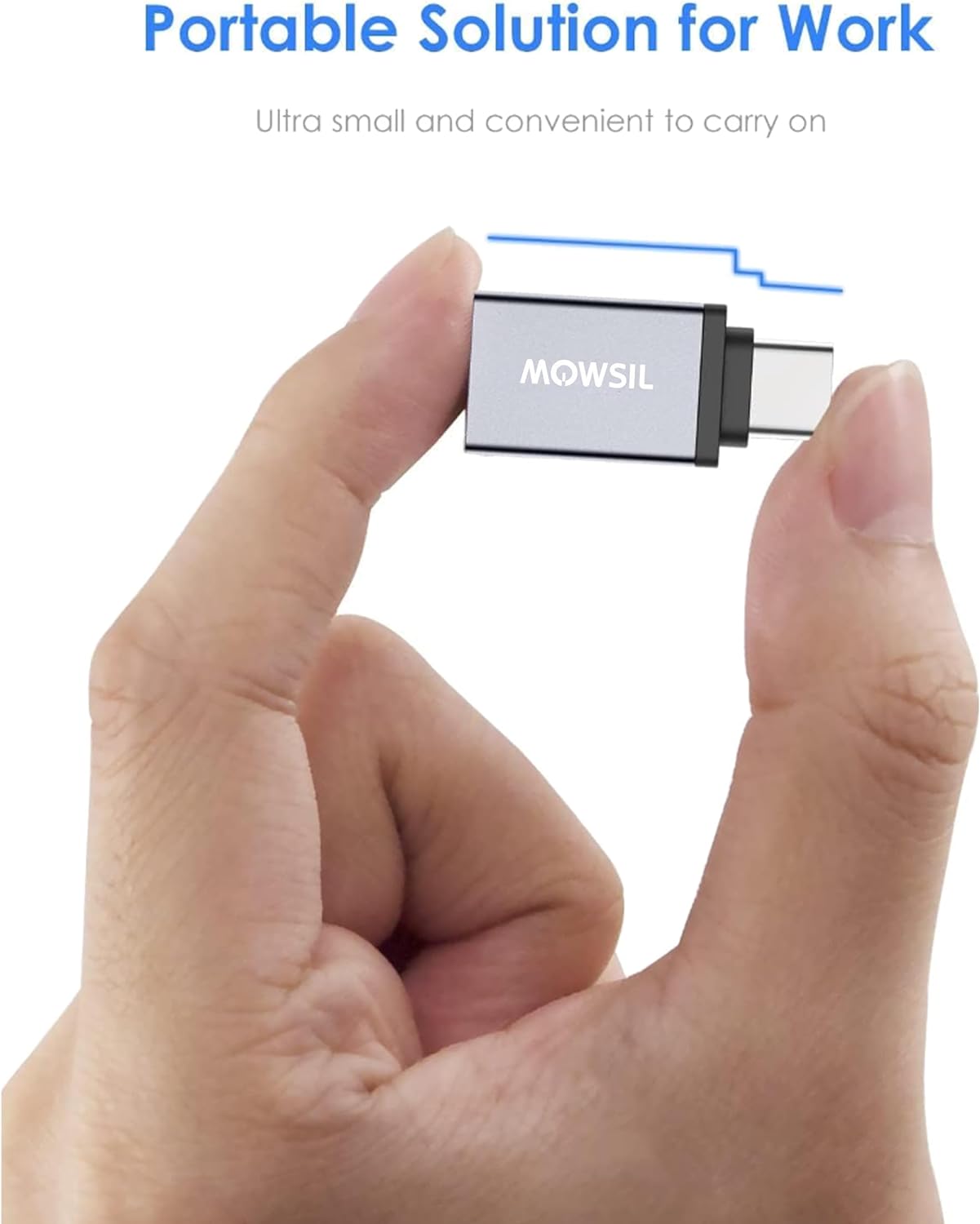 محول Mowsil USB-C إلى USB 2 منفذ