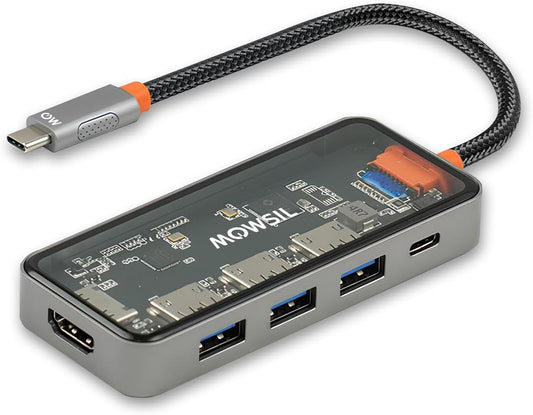 Mowsil USB-C Hub 5 IN 1 Type-C