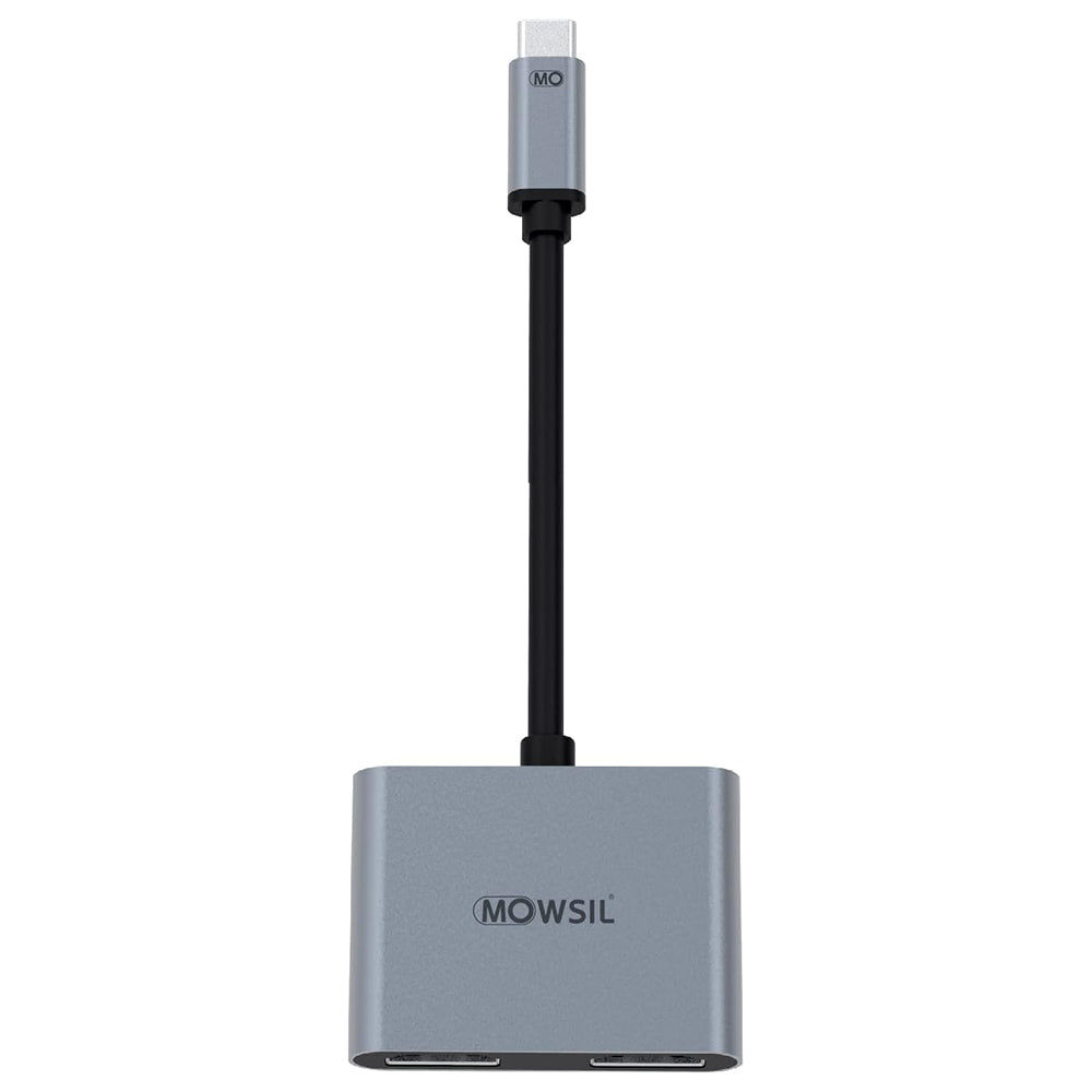 محول Mowsil USB-C إلى HDMI مزدوج 4K